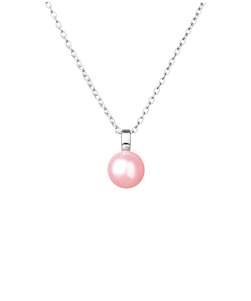 Sterling silver chain with pearl
