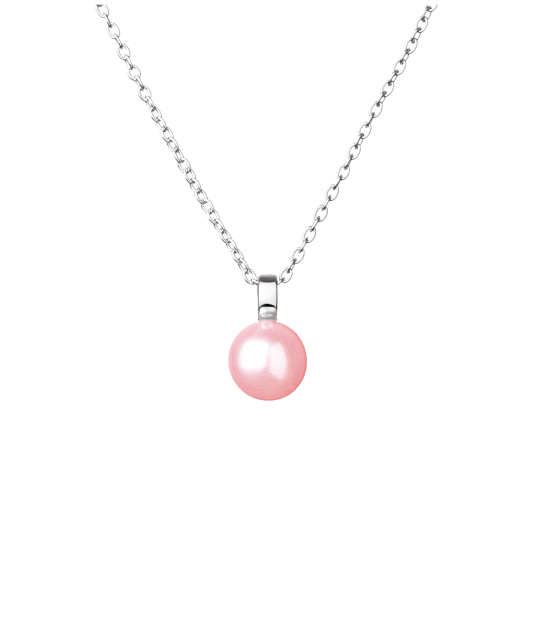 Sterling silver chain with pearl