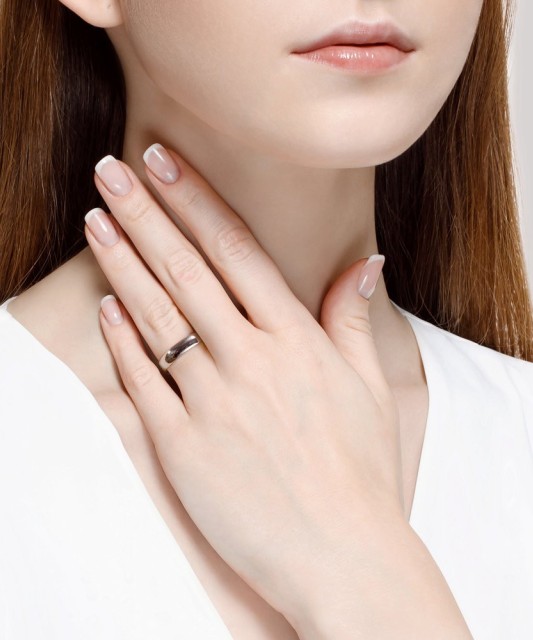 Sterling silver wedding ring