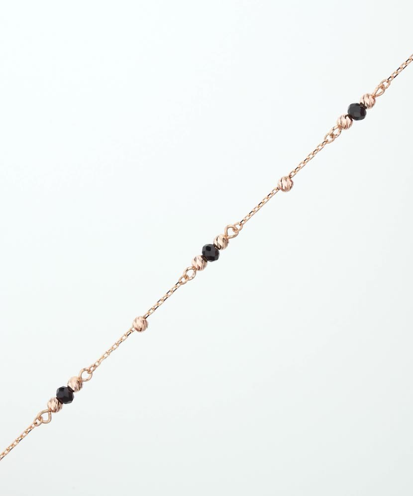 Gold bracelet with spinels