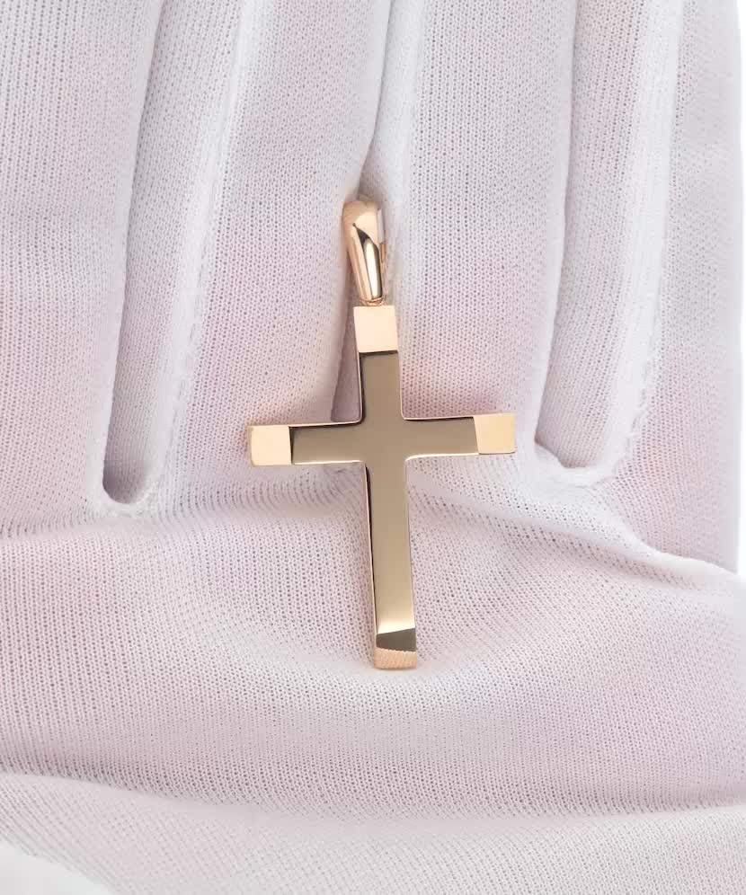 Gold pendant "cross"