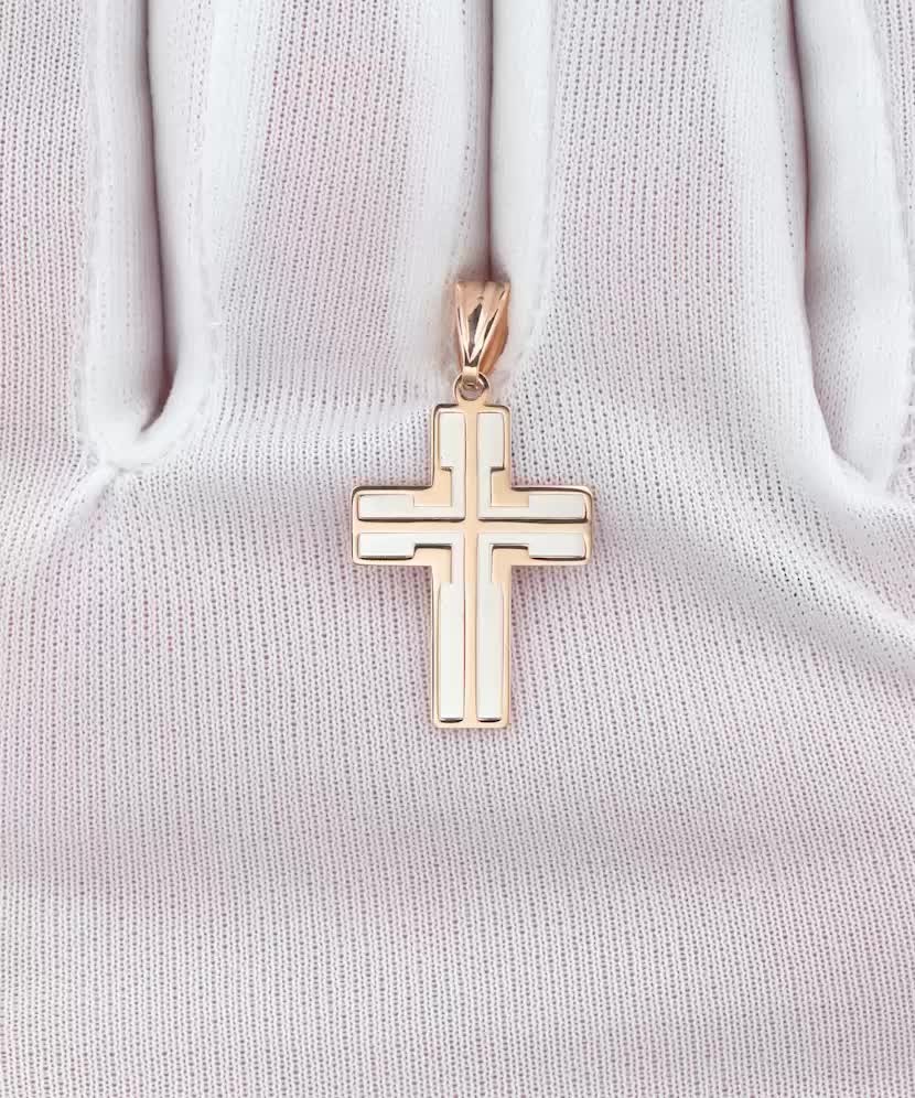 Gold pendant "cross"