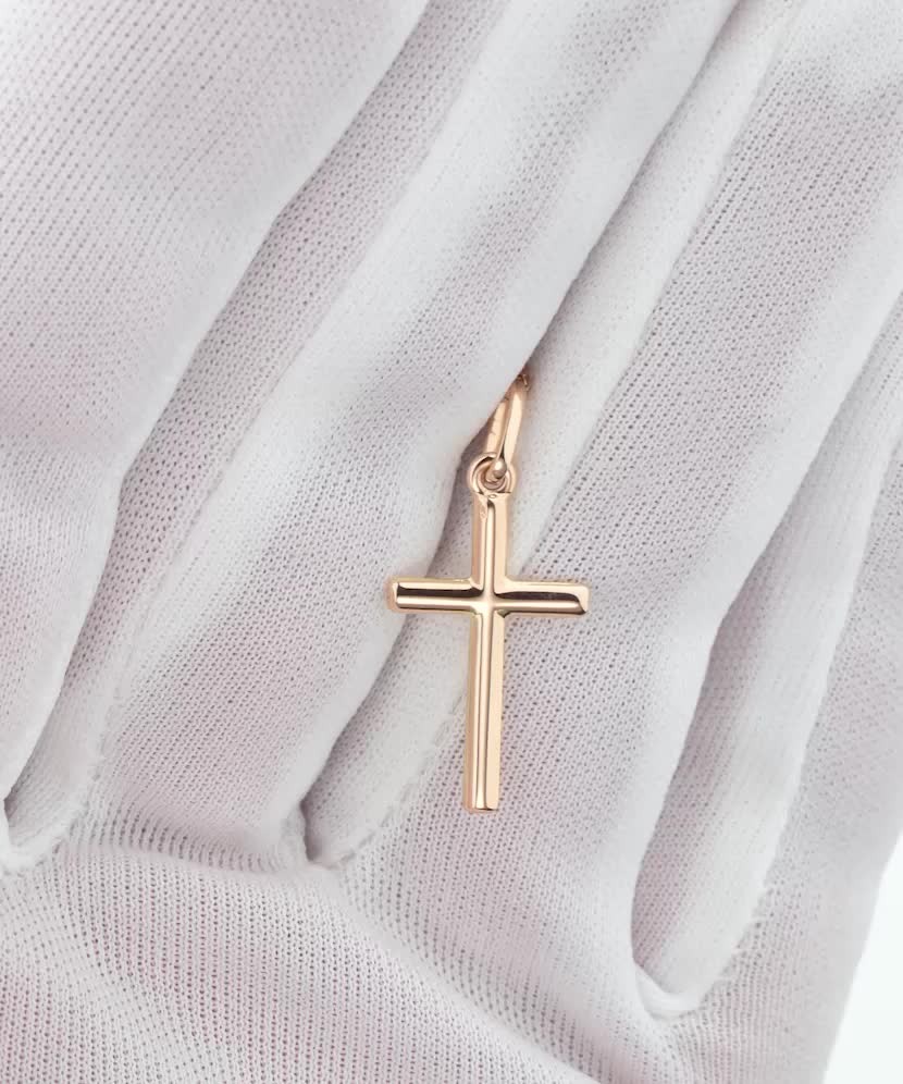 Gold pendant "cross"
