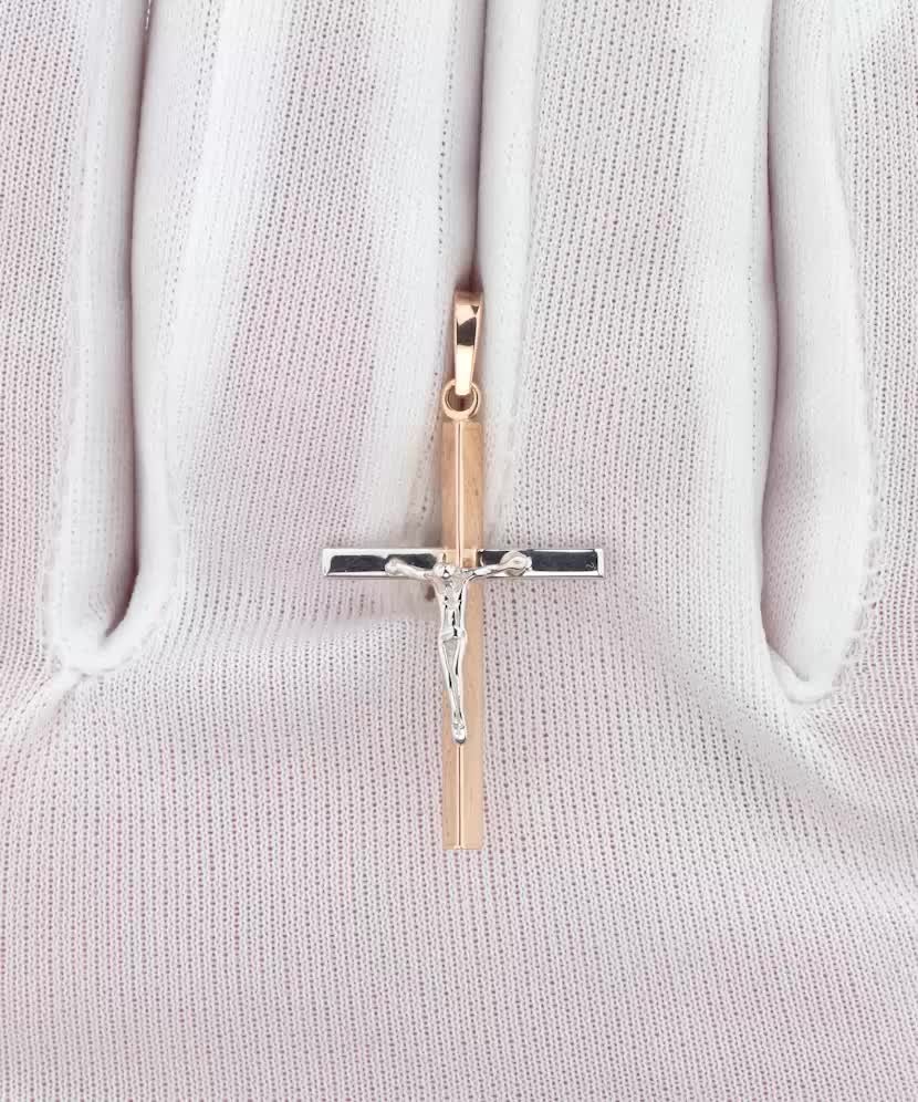 Gold pendant "cross"