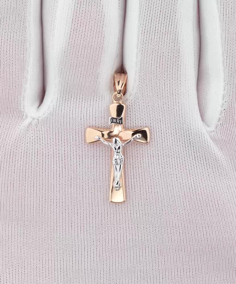 Gold pendant "cross"