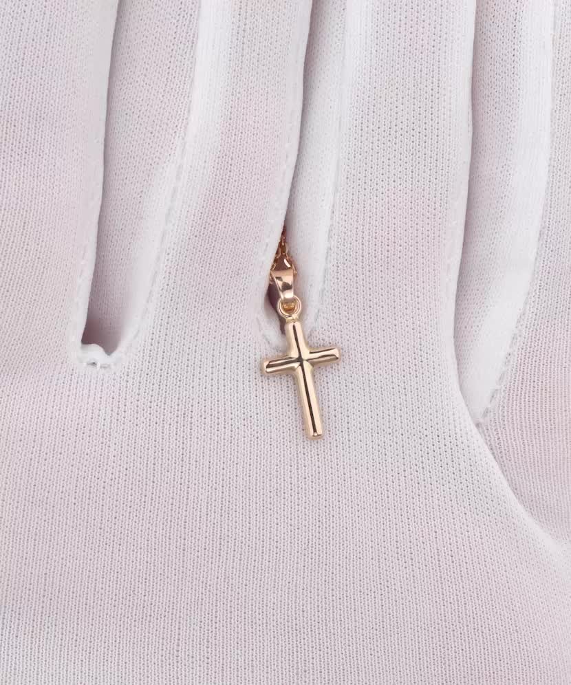 Gold pendant "cross"