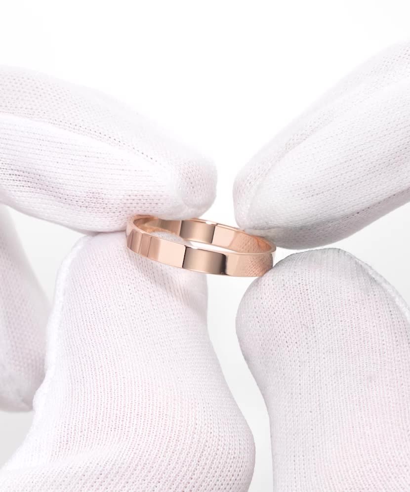 Gold wedding ring 3mm