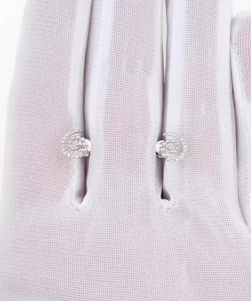 White Gold earrings with diamonds