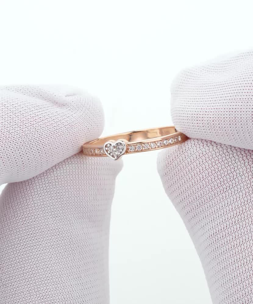 Kultasormus zirkoneilla