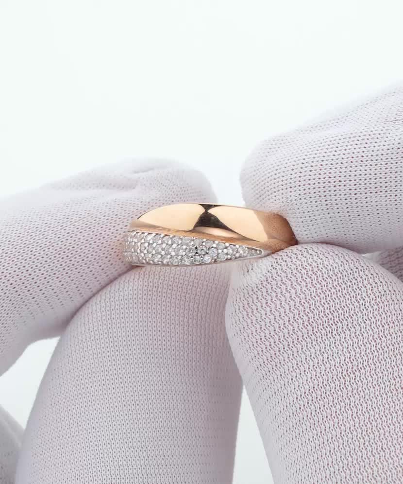 Kultasormus zirkoneilla