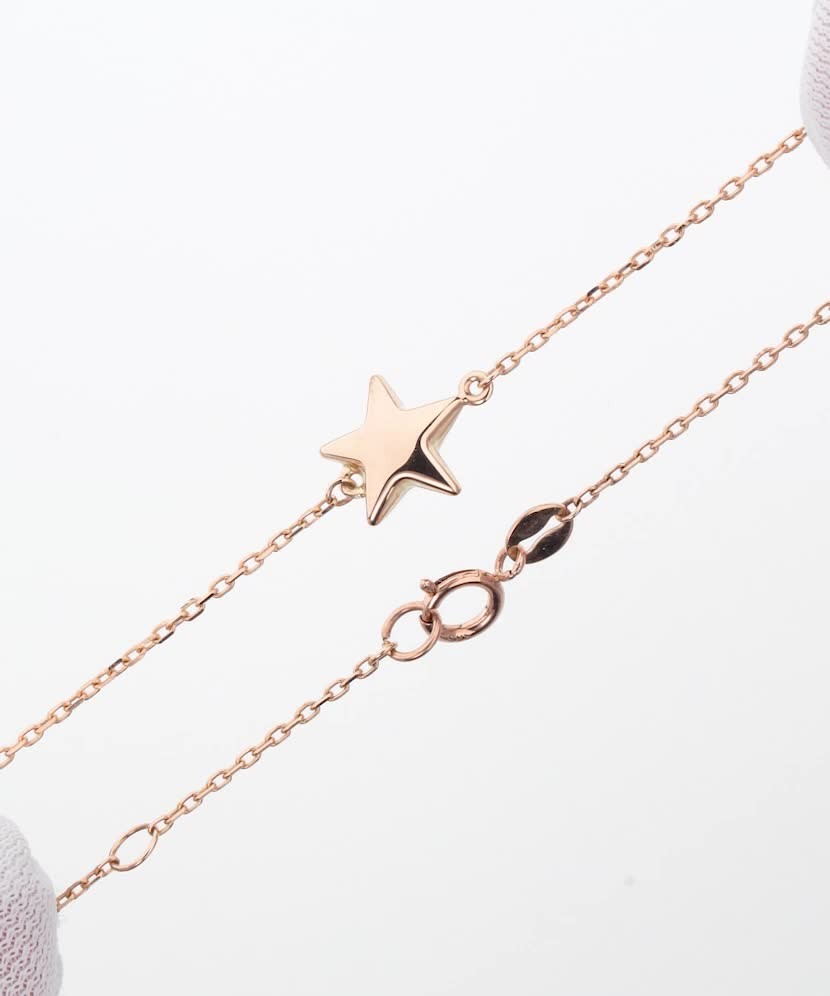 Gold bracelet "Star"