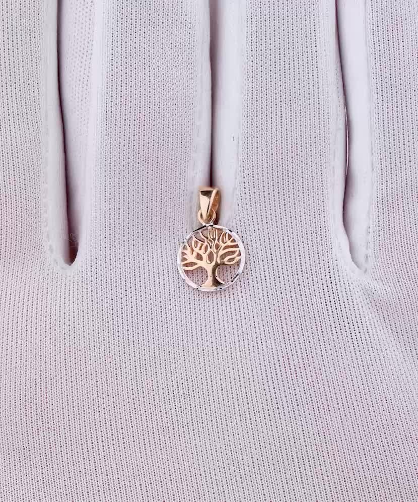 Gold pendant "Tree of life"
