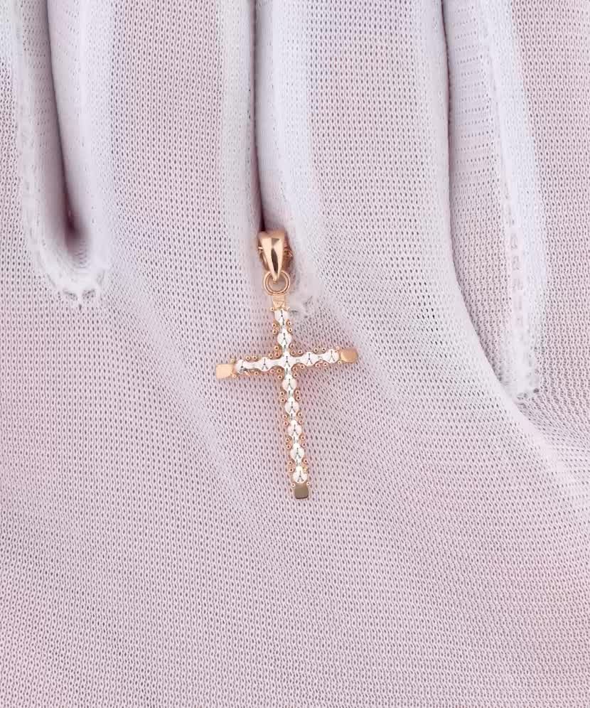Gold pendant "cross"