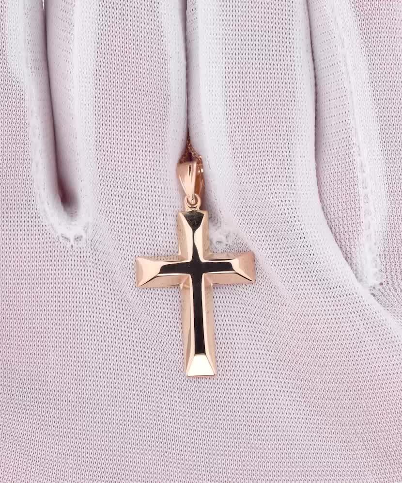 Gold pendant "cross"