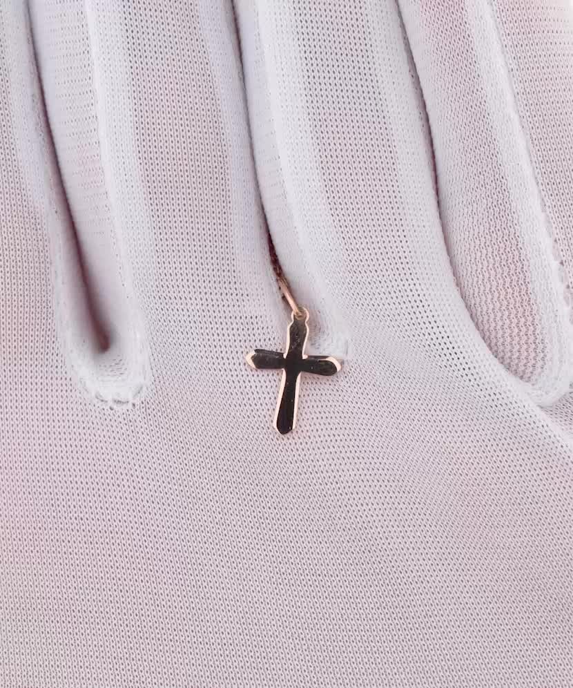 Gold pendant "cross"