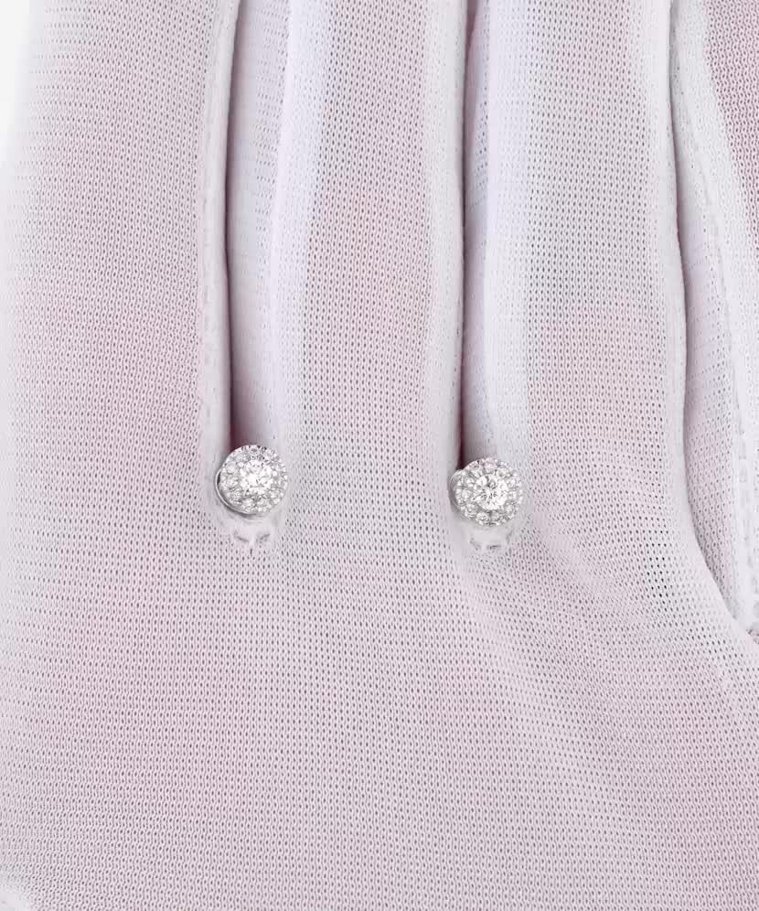 White Gold earrings with diamonds