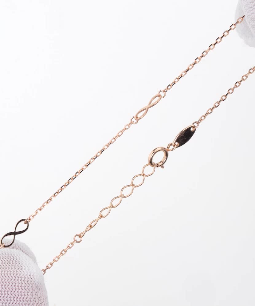 Gold bracelet "infinity"