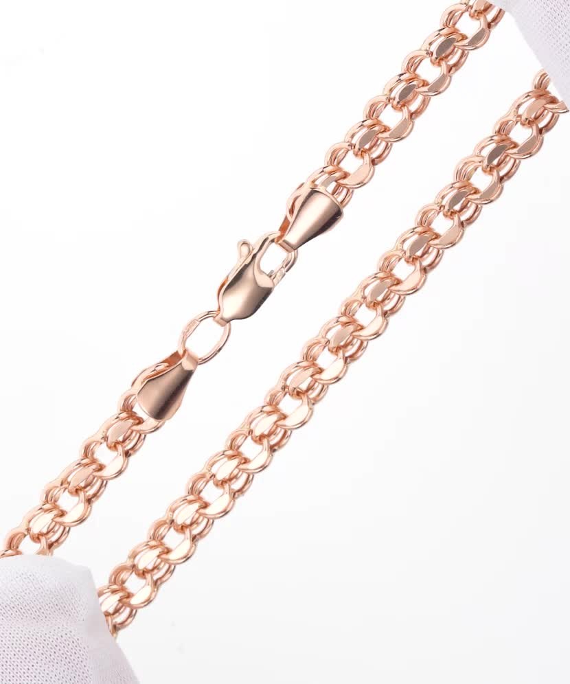 Kultainen rannekoru "Bismark" 5.3mm