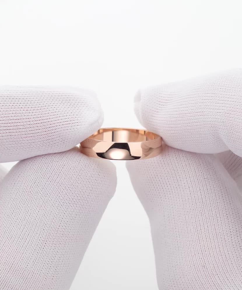 Gold wedding ring 4mm