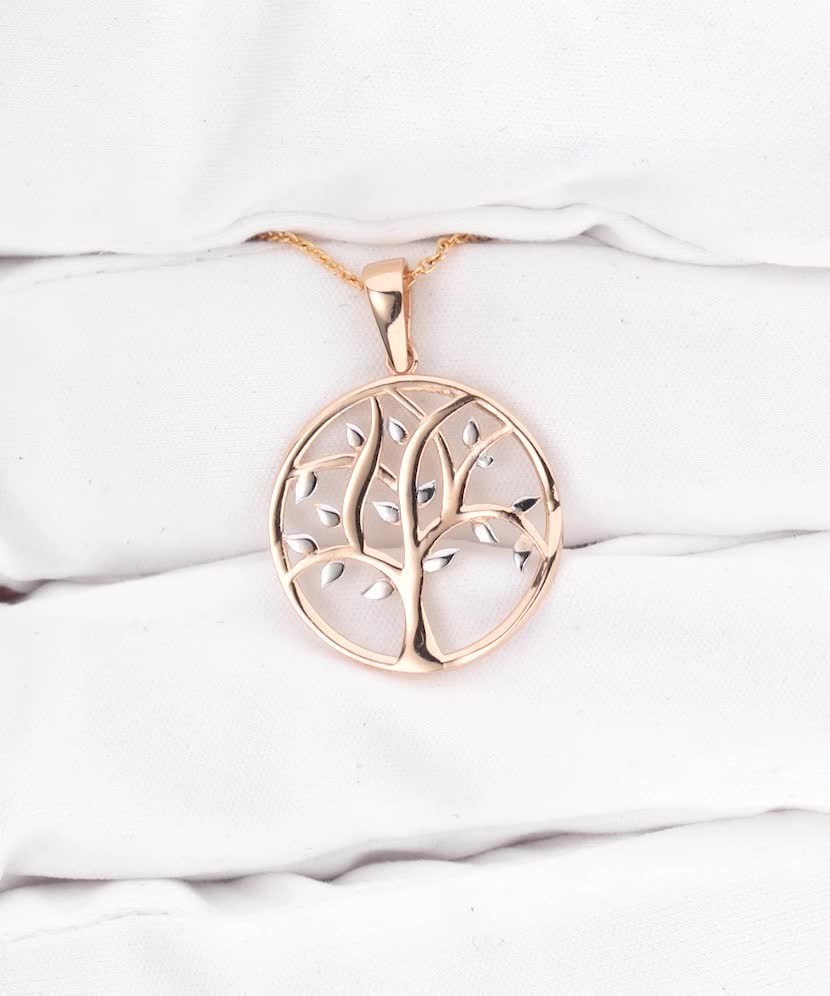 Gold pendant "Tree of life"