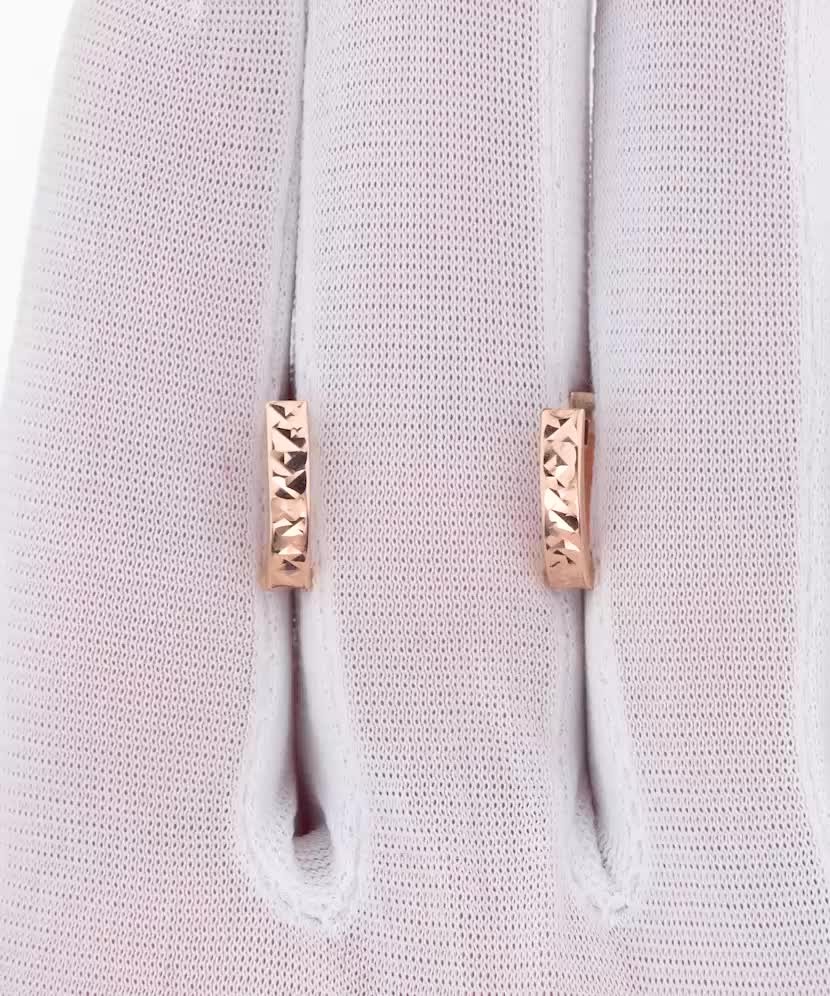 Gold earrings