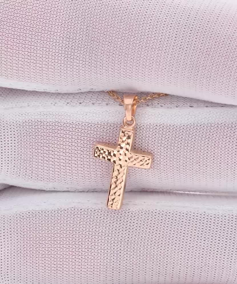 Gold pendant  "cross"