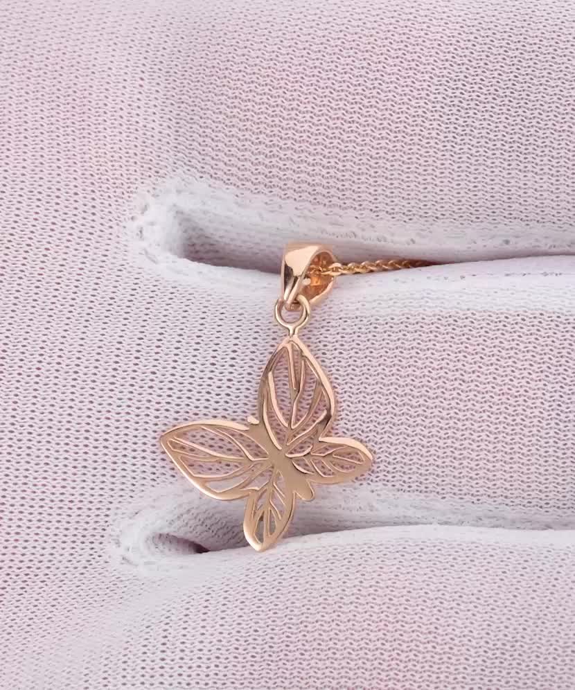 Gold pendant "butterfly"