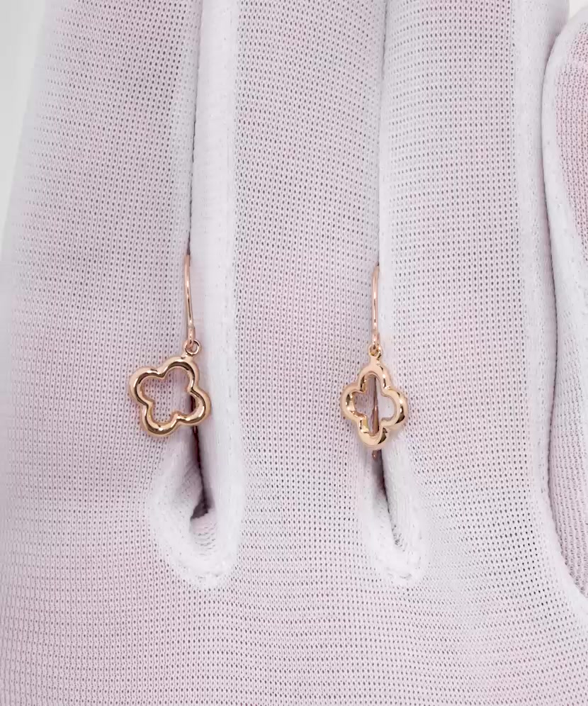 Gold earrings