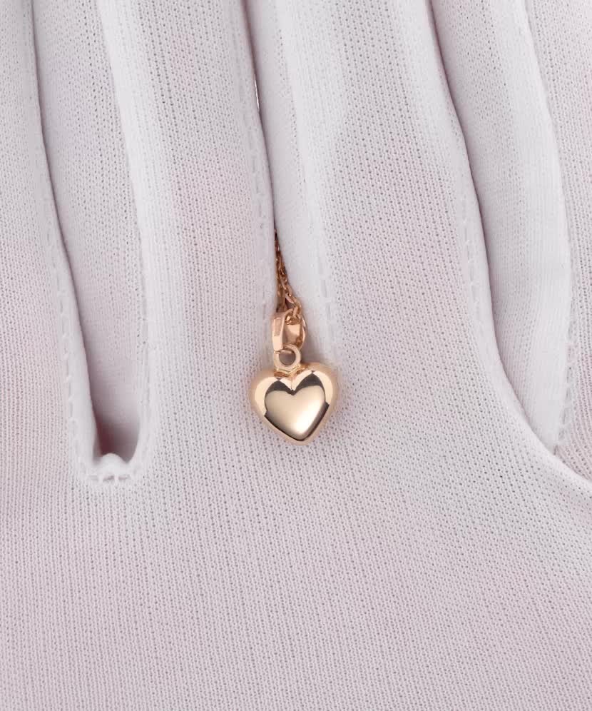 Gold pendant "heart"