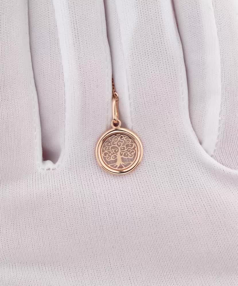 Gold pendant "Tree of life"