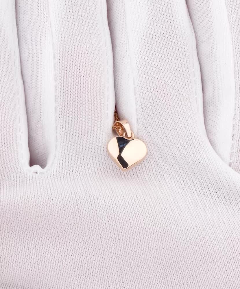 Gold pendant "heart"