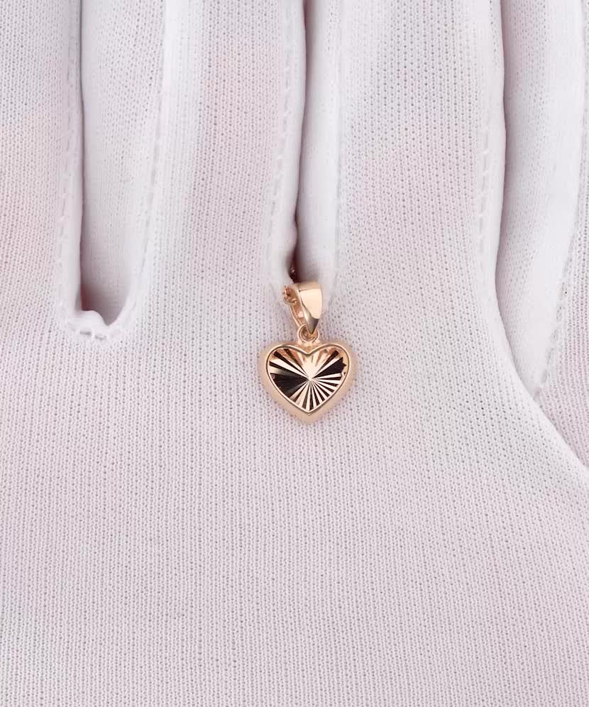 Gold pendant "heart"