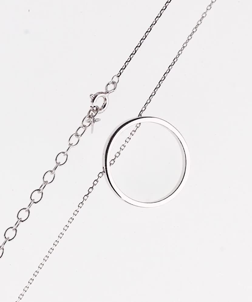Sterling silver chain with pendant