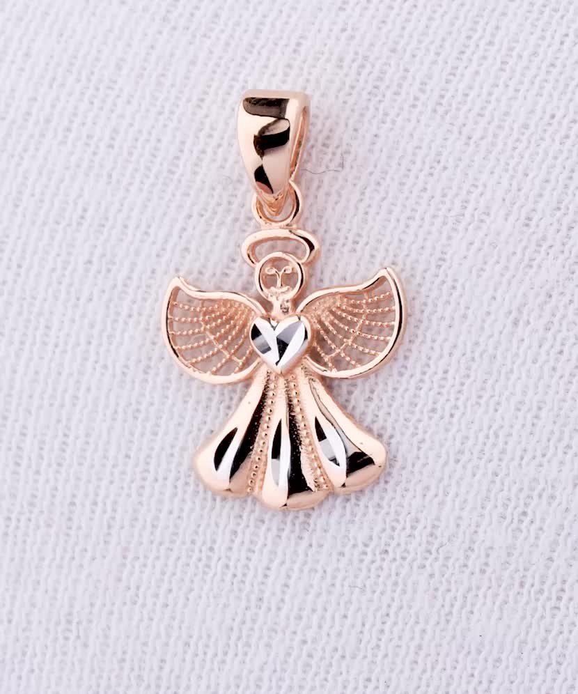 Gold pendant "angel"