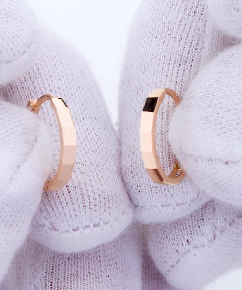 Auksiniai auskarai rinkutės  - Goldinga