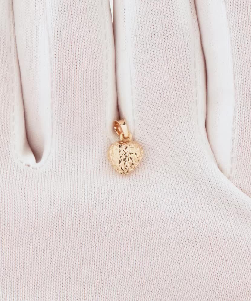 Gold pendant "heart"