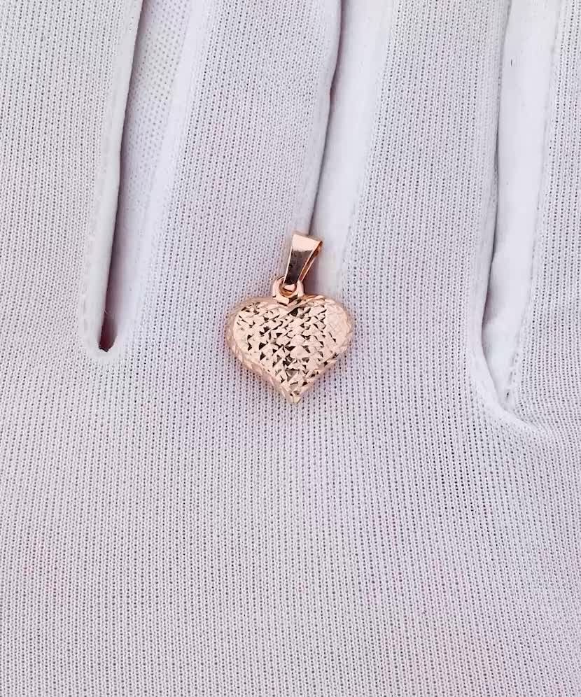 Gold pendant "heart"